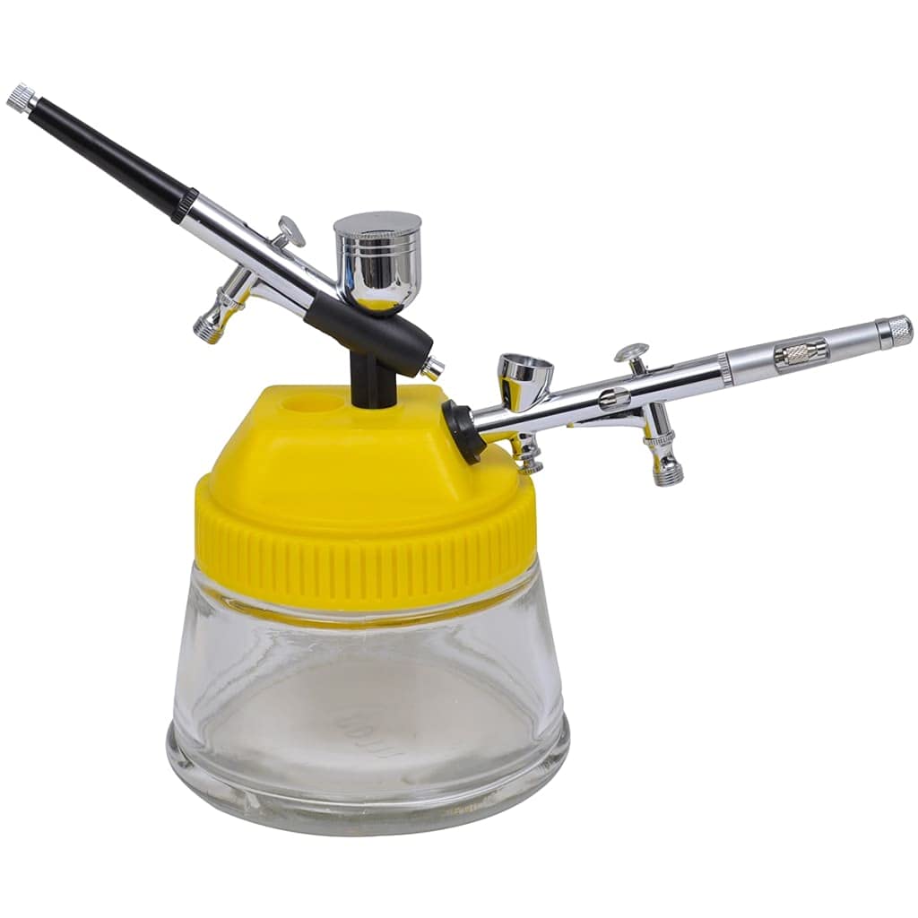 vidaXL 3-in-1 Airbrush-Reinigungsset Reinigungsbehälter