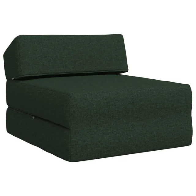 vidaXL Möbel Klappsofa Bett Schlafsofa Dunkelgrün 160 cm