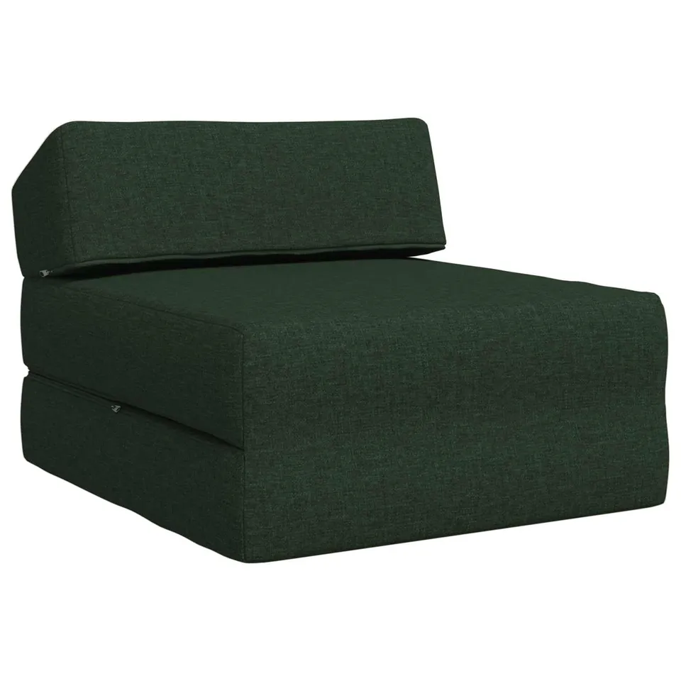 vidaXL Möbel Klappsofa Bett Schlafsofa Dunkelgrün 160 cm