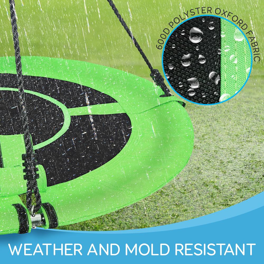 Serenelife Outdoor Swing Tellerschaukel 40" Grün wasserdicht