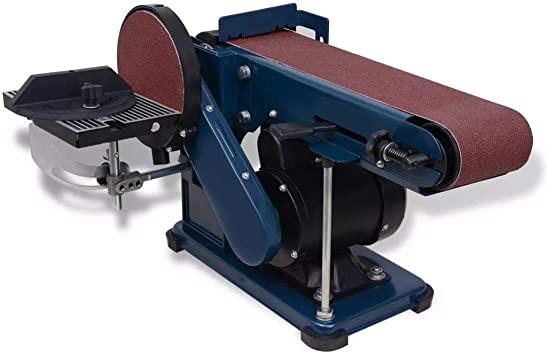 vidaXL Bandschleifer 375W Tellerschleifer Schleifmaschine Metall