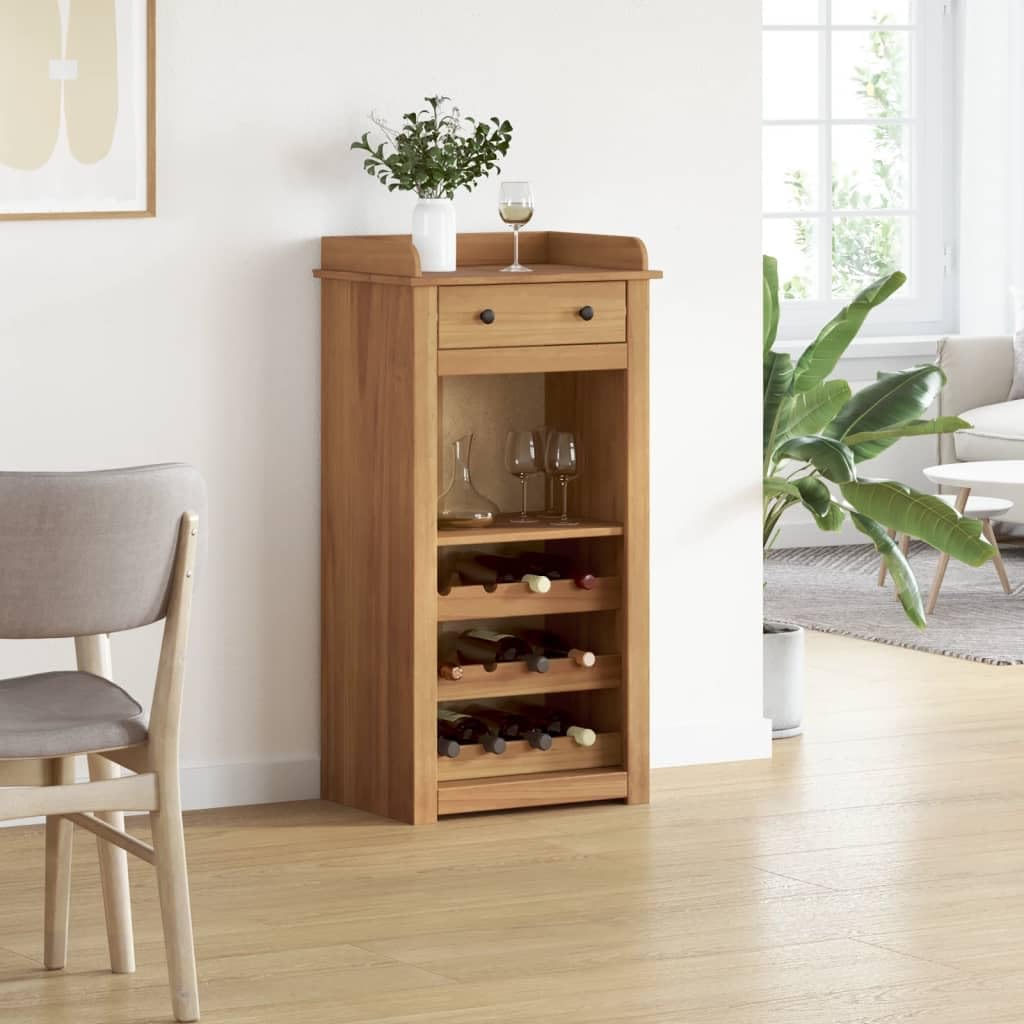 vidaXL Möbel Panama Weinschrank Kiefer 57x40x111,5 cm 9 Flaschen