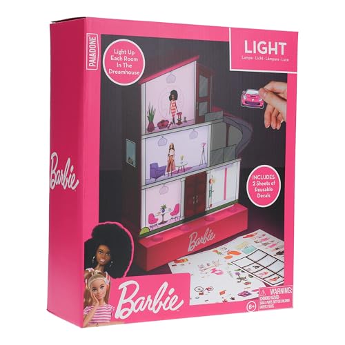 Paladone Barbie Dreamhouse Lampe 30 cm mit Stickern