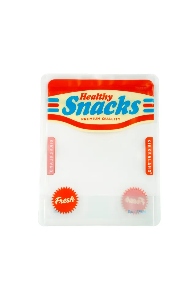 Kikkerland Home Snack Zipper Bags 4er wiederverwendbar