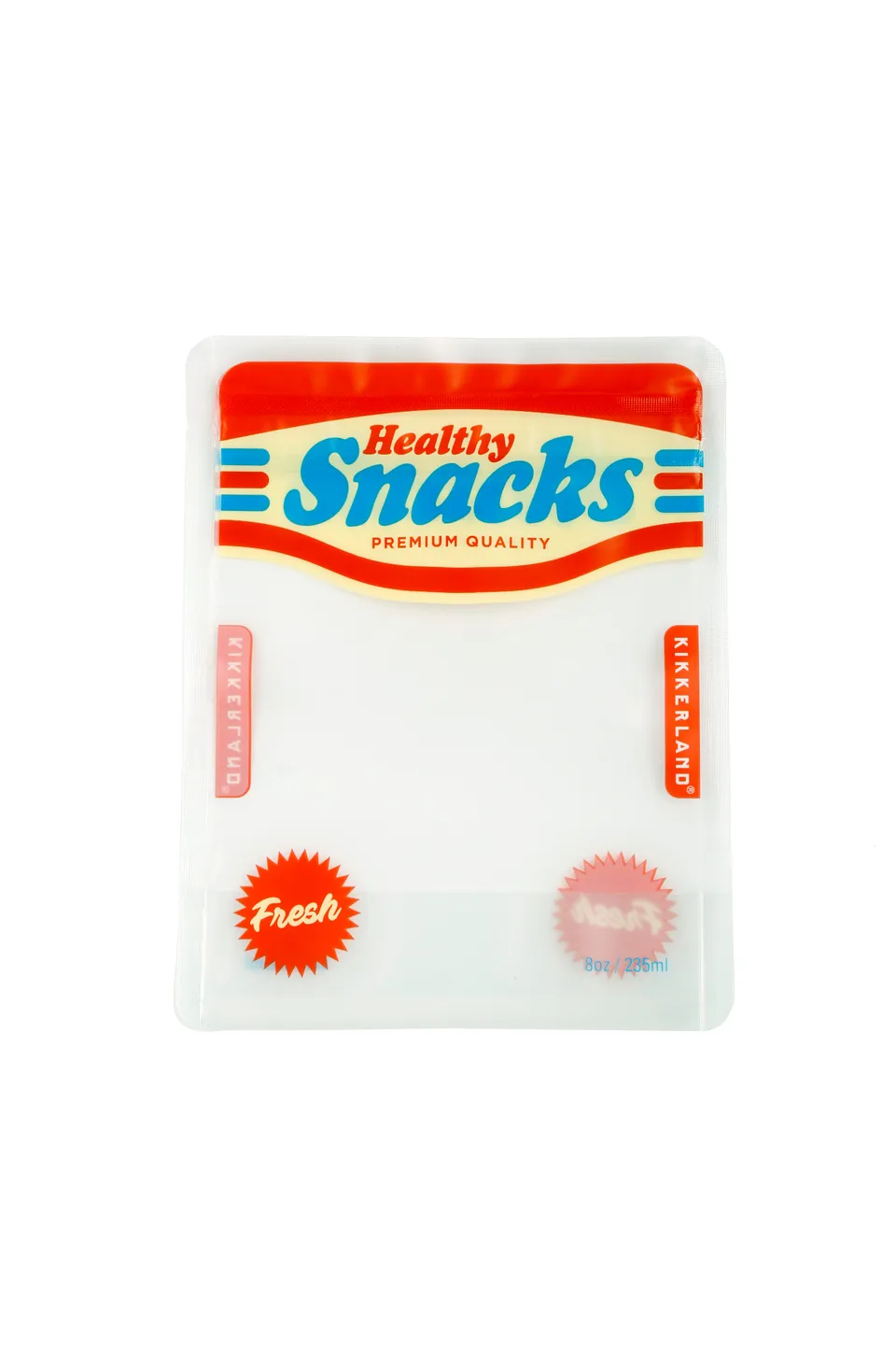 Kikkerland Home Snack Zipper Bags 4er wiederverwendbar