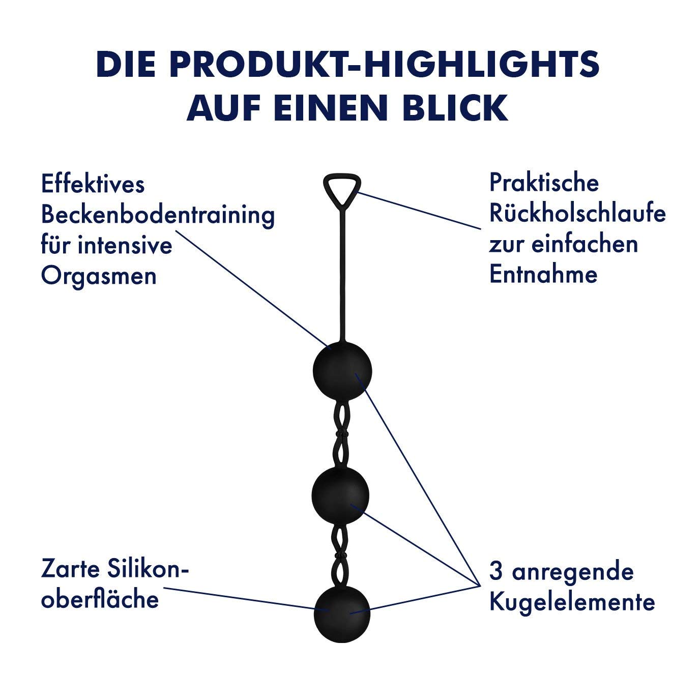 EIS Liebeskugeln Silikon 3,5 cm Beckenbodentrainer Rosa