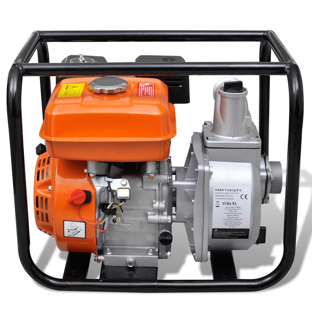 vidaXL Benzin-Wasserpumpe 4800W 50mm 30m³/h 26m