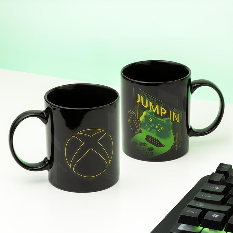 Paladone Drinkware Xbox Tasse mit Untersetzer 300 ml 2-teilig