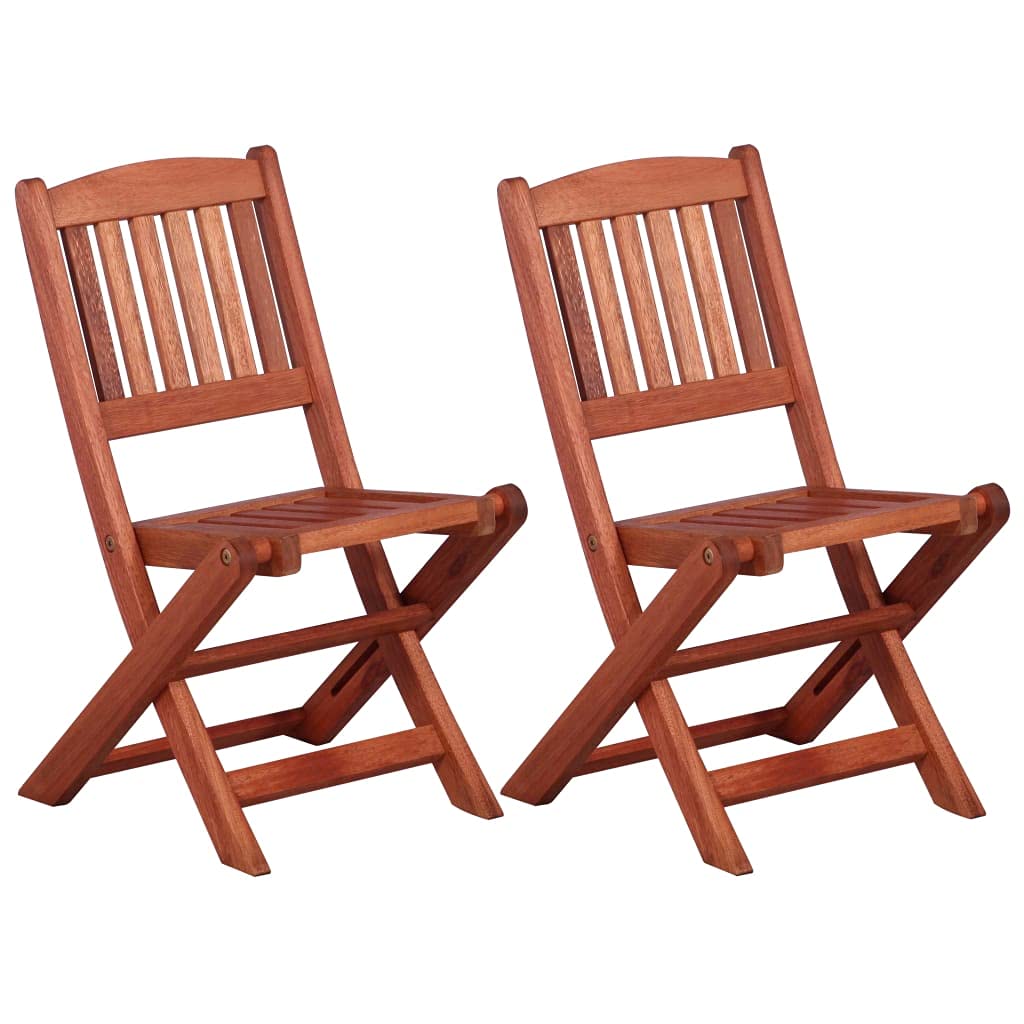 vidaXL Bistro-Set Kinder 3-tlg Eukalyptus klappbar