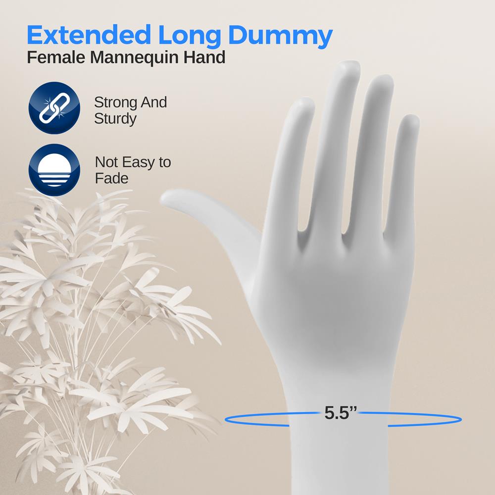 Serenelife Mannequin Hand Schmuckhalter Damenhand Ständer