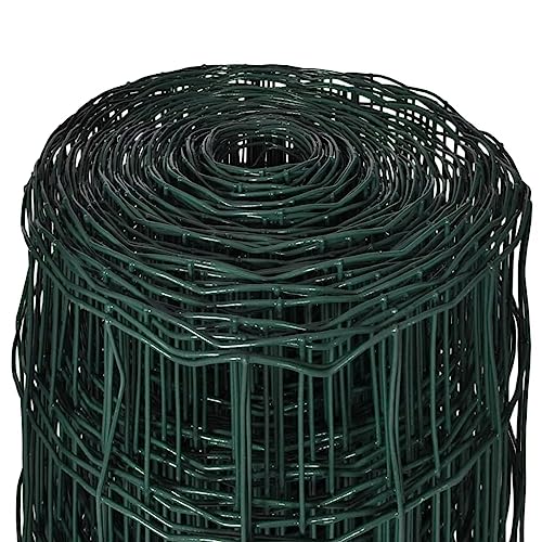 vidaXL Maschendraht Gartenzaun 25x1,7 m Drahtgitter