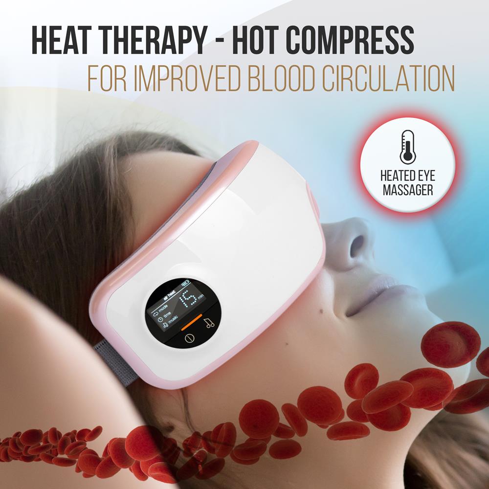 Serenelife Massage SLEYMSG40 Augenmassagegerät Musik
