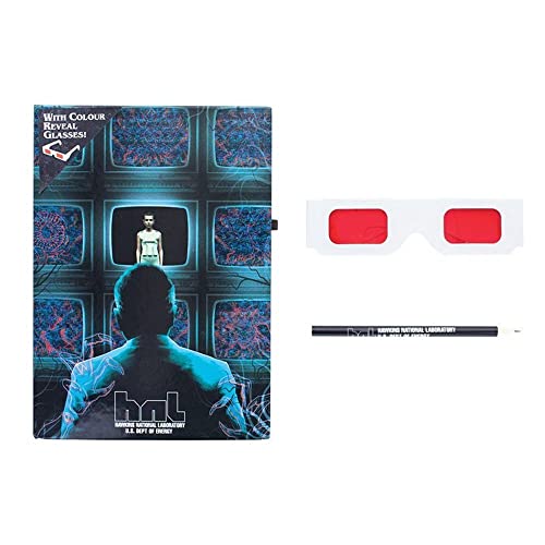 Paladone Hawkins Lab 9878 Notizbuch A5 Thermoeffekt mit Bleistift