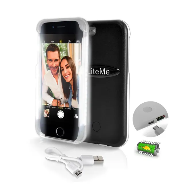 Serenelife Lite-Me iPhone 6/6s Handyhülle LED schwarz