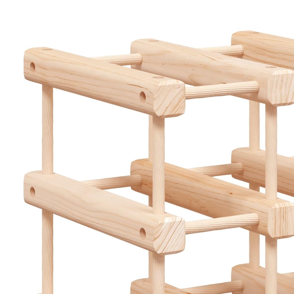 vidaXL Weinregal 20 Flaschen Kiefer 46,5x23x46,5 cm