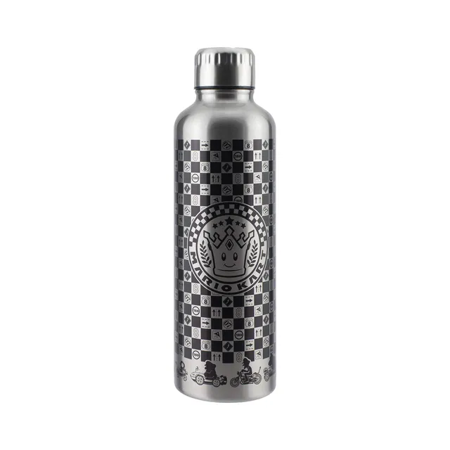 Paladone Mario Kart Metallwasserflasche Grau 500 ml