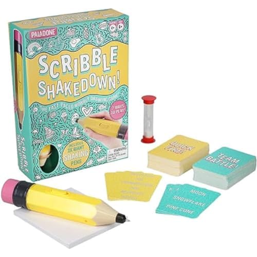 Paladone Scribble Shakedown Zeichenspiel Partyspiel