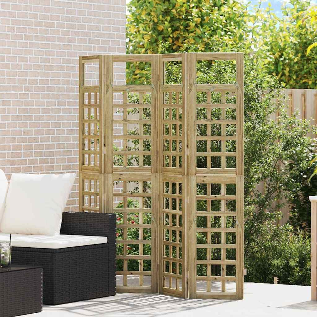 vidaXL Heim & Garten Sichtschutz 160x180 Honigbraun Kiefer