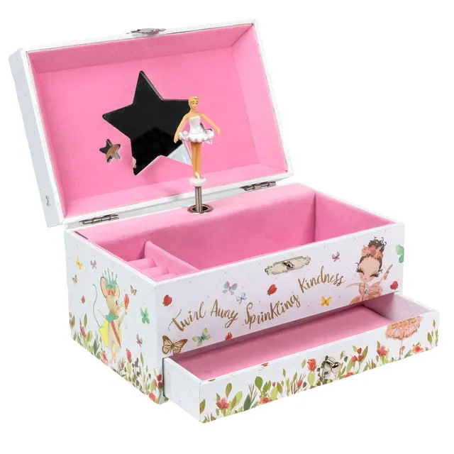 Intirilife Schmuckschatulle Spieluhr Ballerina für Mädchen
