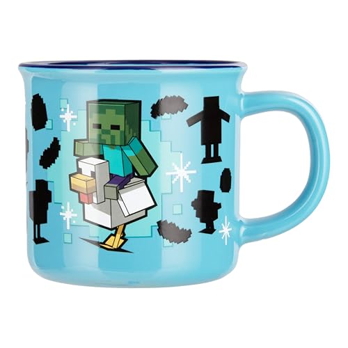 Paladone Minecraft Chicken Jockey Tasse 350 ml Wärmeeffekt