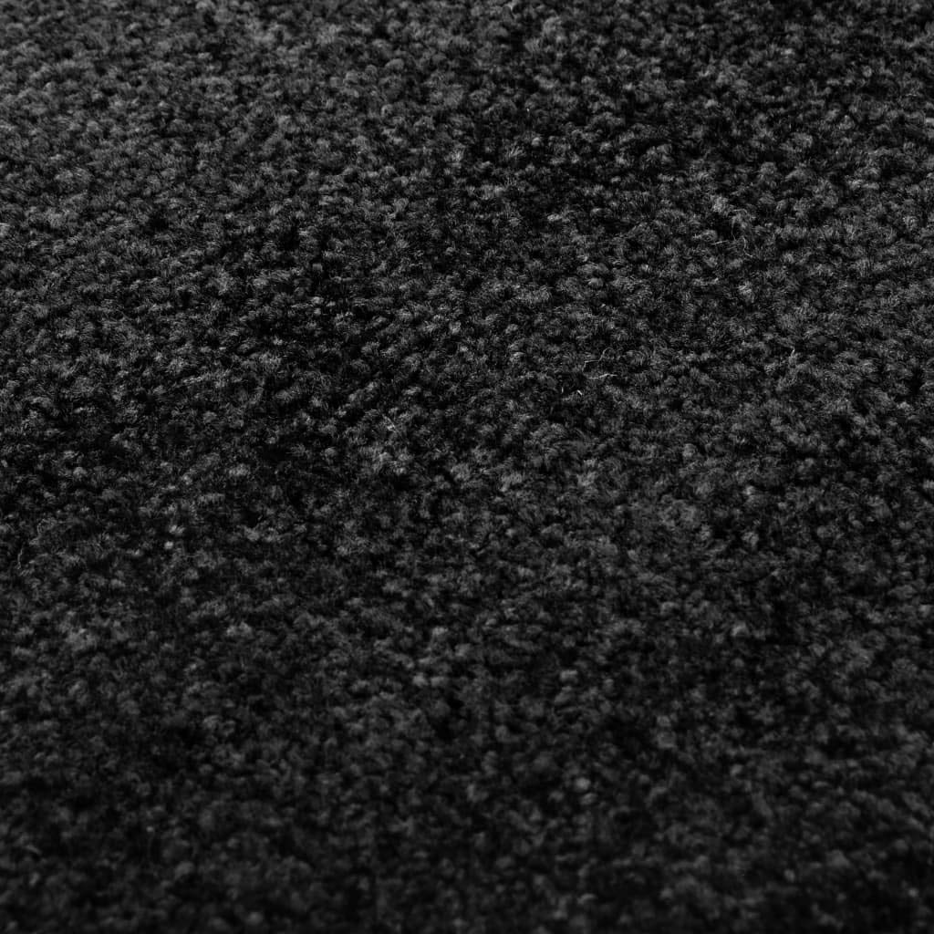 vidaXL Heim & Garten Fußmatte Schwarz 60x40 cm waschbar kaufen