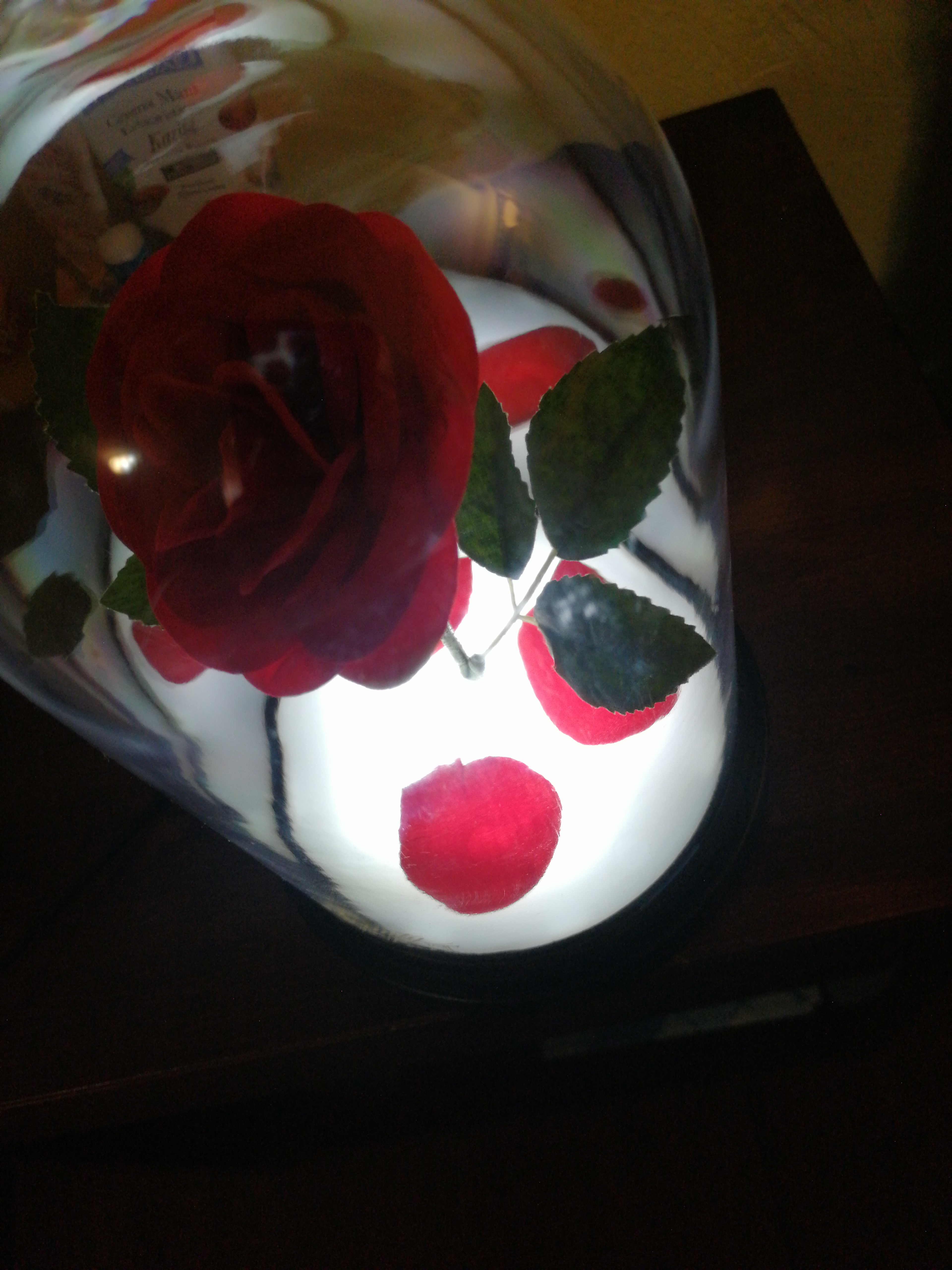 Paladone Disney Rose Lampe Touch USB Batterie Biest