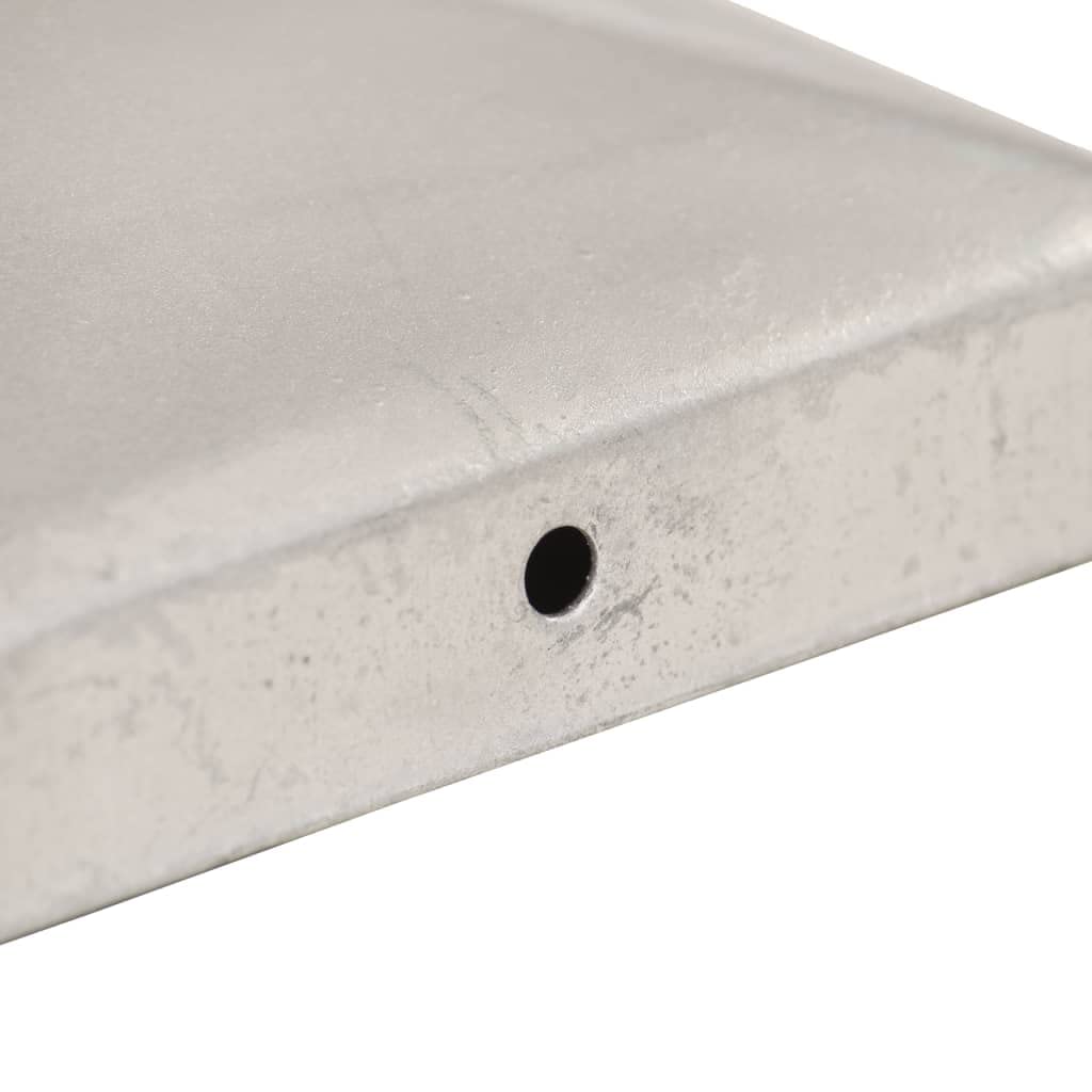 vidaXL Pfostenkappe Pyramide 71x71mm Metall 6 Stück