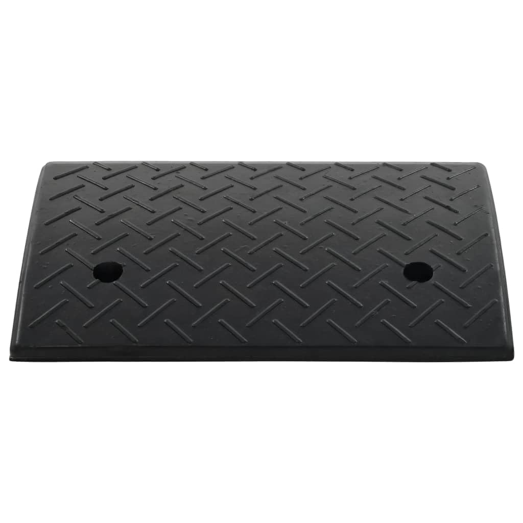 vidaXL Bordsteinrampe Gummi 50x32,5x14 cm Auffahrrampe 2er Set