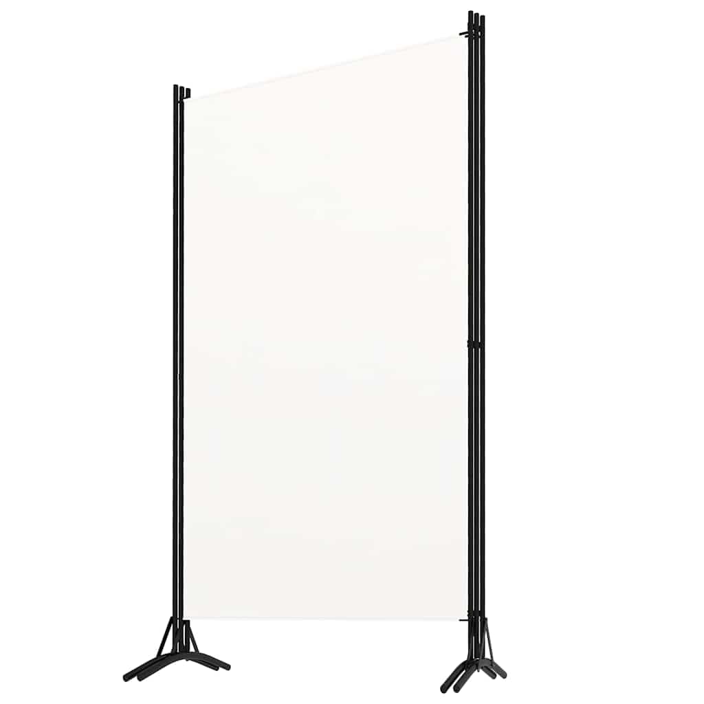 vidaXL Heim & Garten 260x180 Raumteiler Creme 3-teilig faltbar