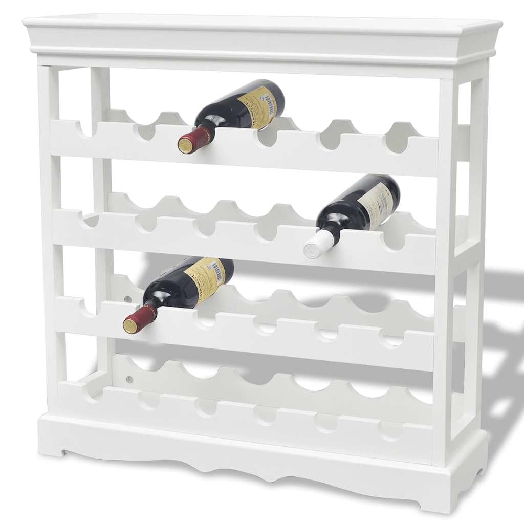 vidaXL Abreu Weinschrank Weiß für 24 Flaschen