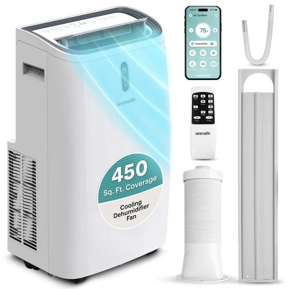 Serenelife Portable AC 12000 BTU Klimagerät mobil weiß