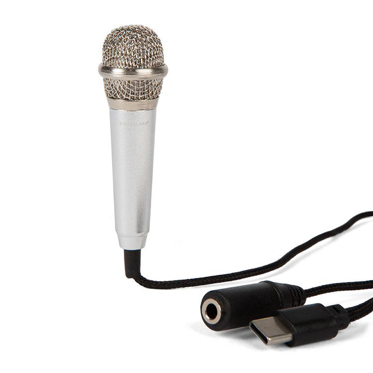Kikkerland Plug & Play Microphone Mikrofon Mini USB-C