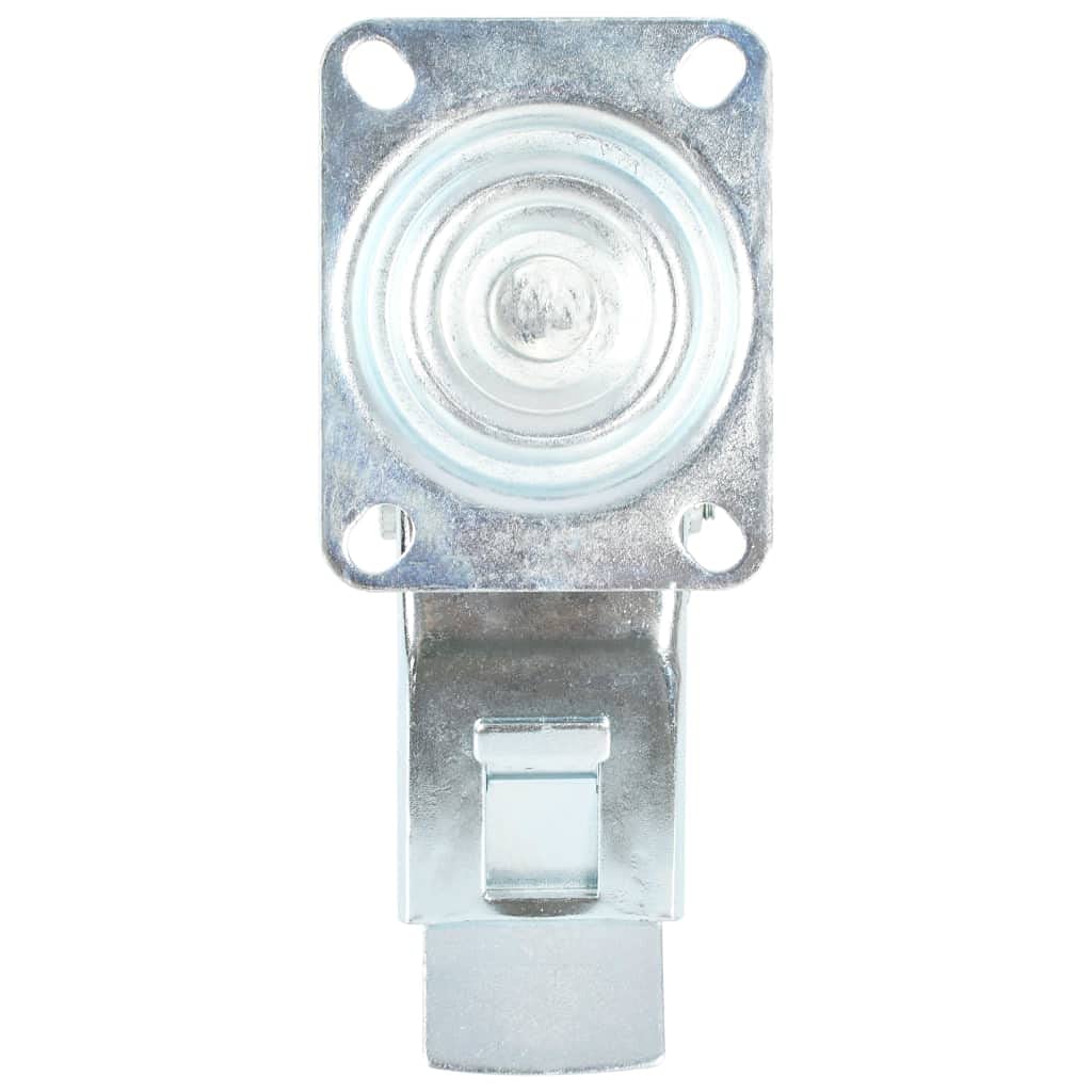 vidaXL Lenkrollen 160 mm Gummirollen 8er-Set Bremse