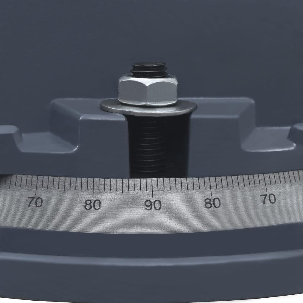 vidaXL Drehtisch Schraubstock 160mm Gusseisen drehbar
