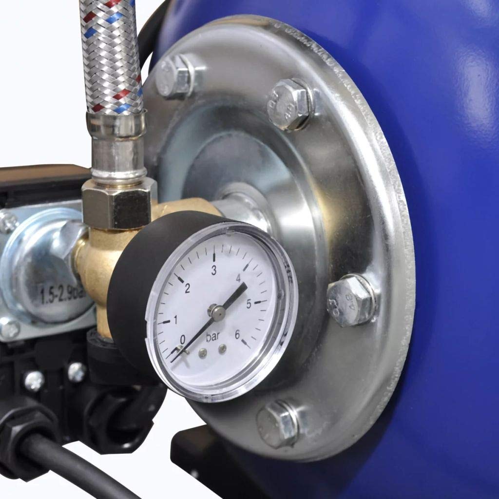 vidaXL Hauswasserwerk 1200 W 3700 L/h 19 L Tank