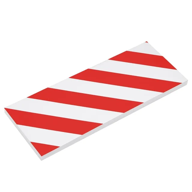vidaXL Heim & Garten Wandschutz 50x20x2 cm Rot-Weiß 6er