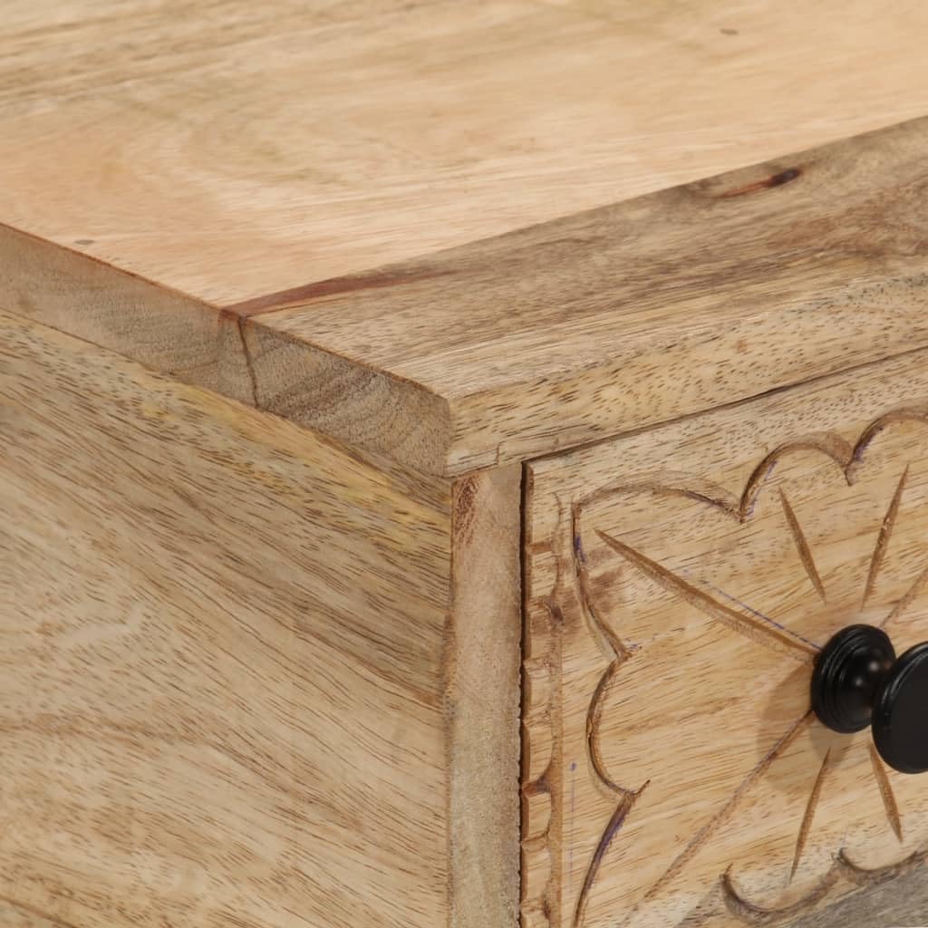 vidaXL Möbel Konsolentisch 110x30x75 cm Massivholz Mango
