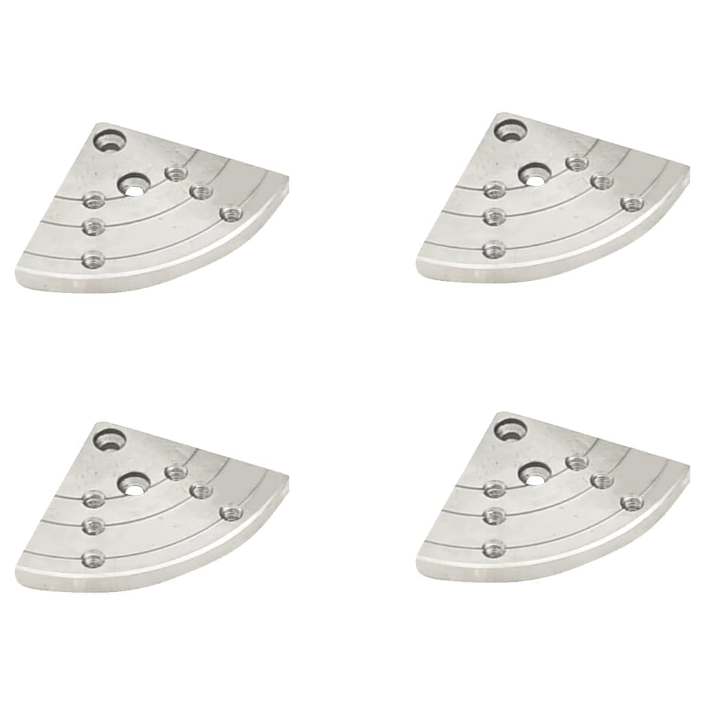 vidaXL Spannfutter Set 3,75 Zoll Stahl selbstzentrierend