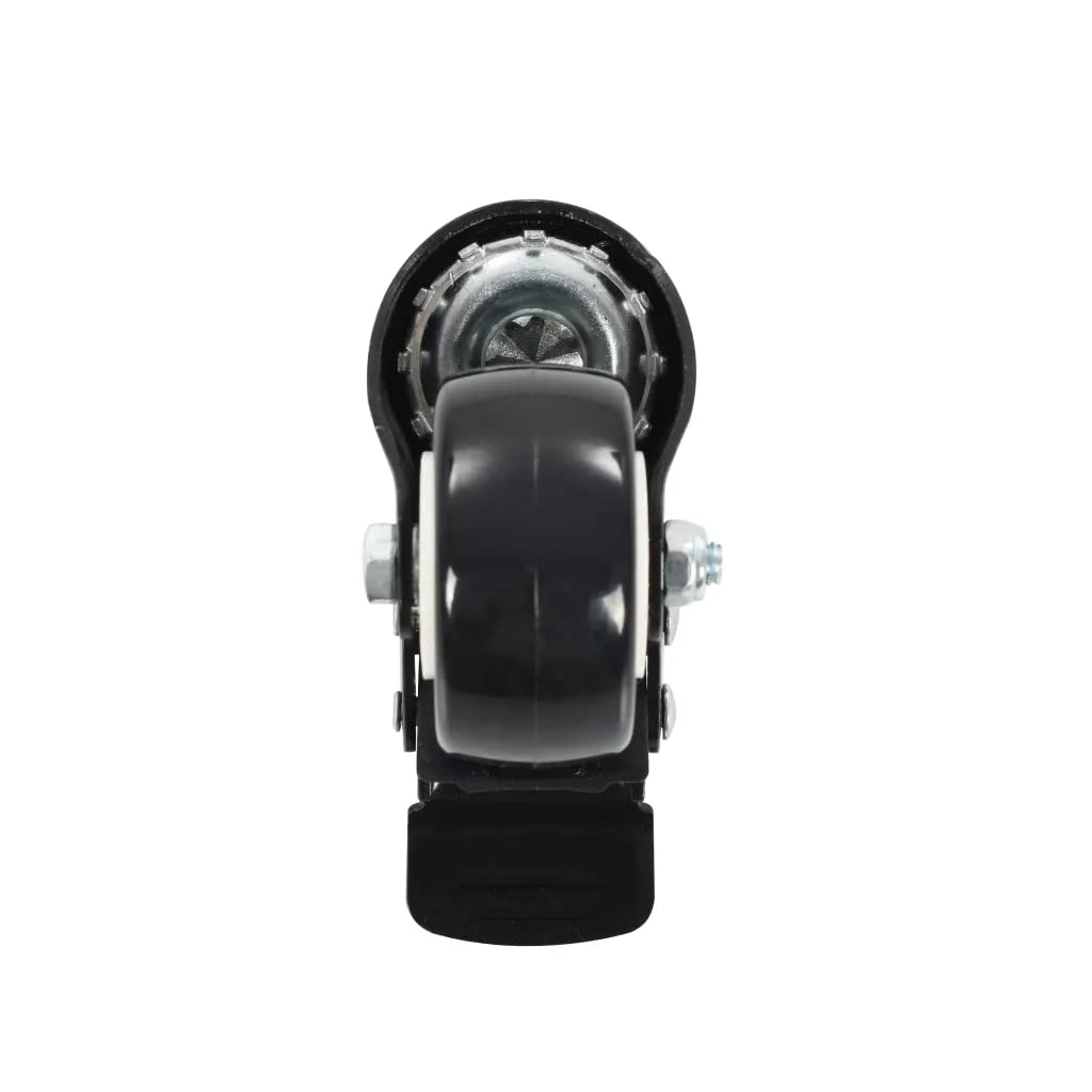 vidaXL 24x Lenkrollen mit Bremsen 50mm PU 24 Stk.