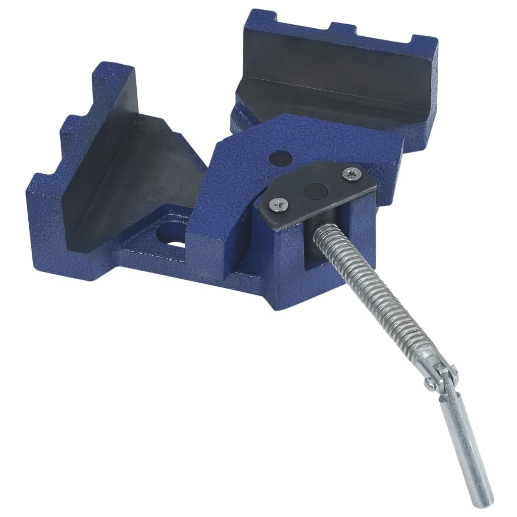 vidaXL Winkel Schraubstock Winkelschraubstock Gusseisen 104 mm