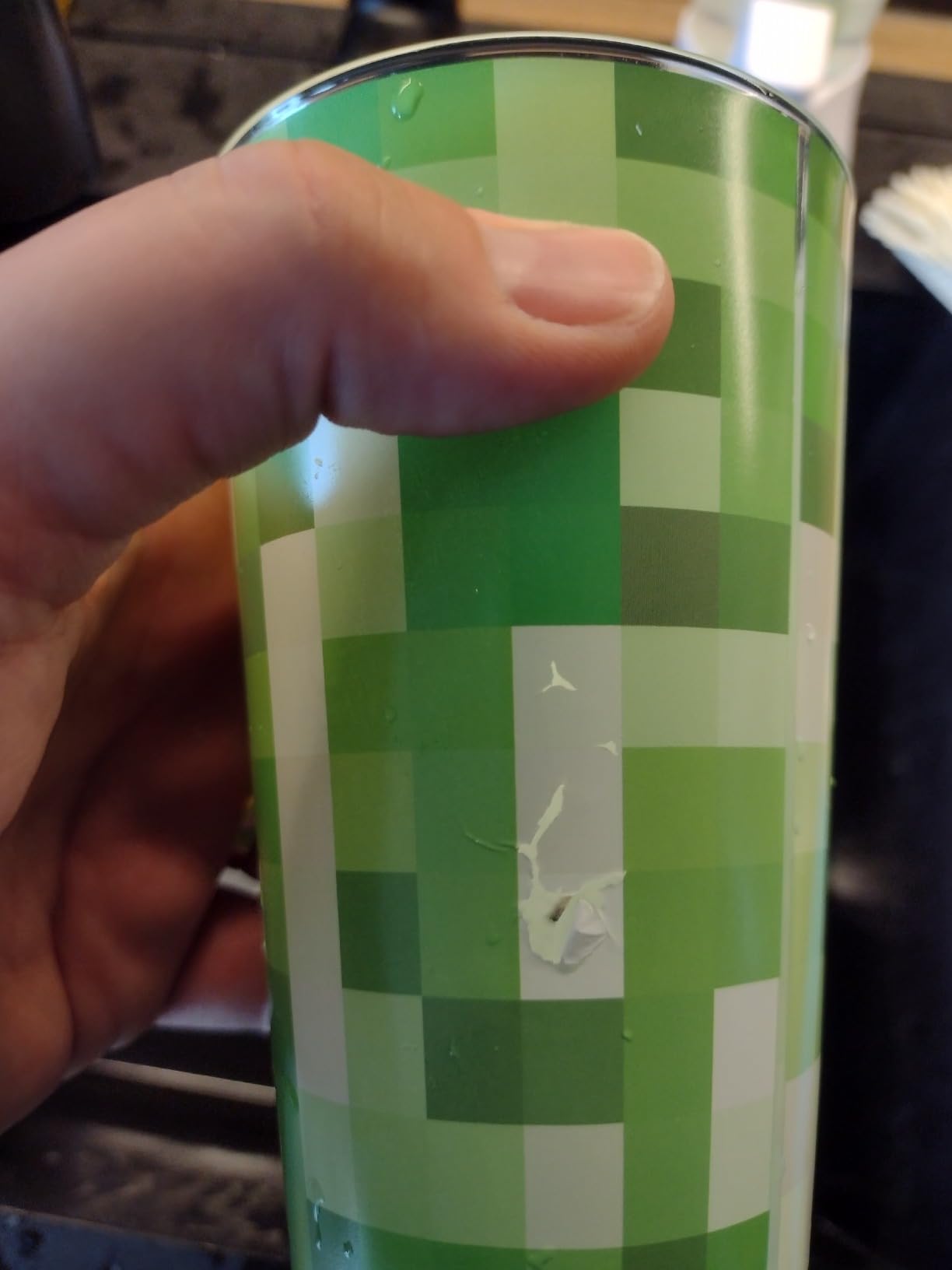 Paladone Minecraft Creeper Glasbecher 400 ml grün