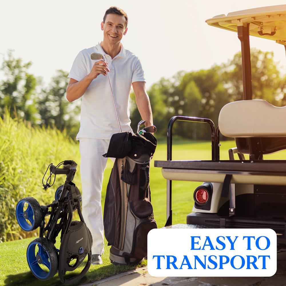 Serenelife Camping Golf Trolley 4-Rad Alu Klappbar
