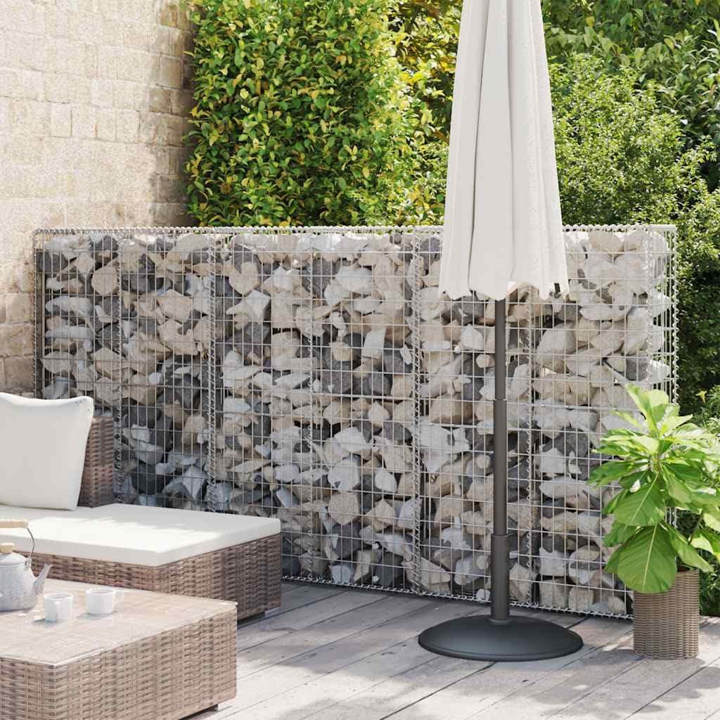 vidaXL Steinkorb Gabione Deckel Stahl 150x100x30 cm