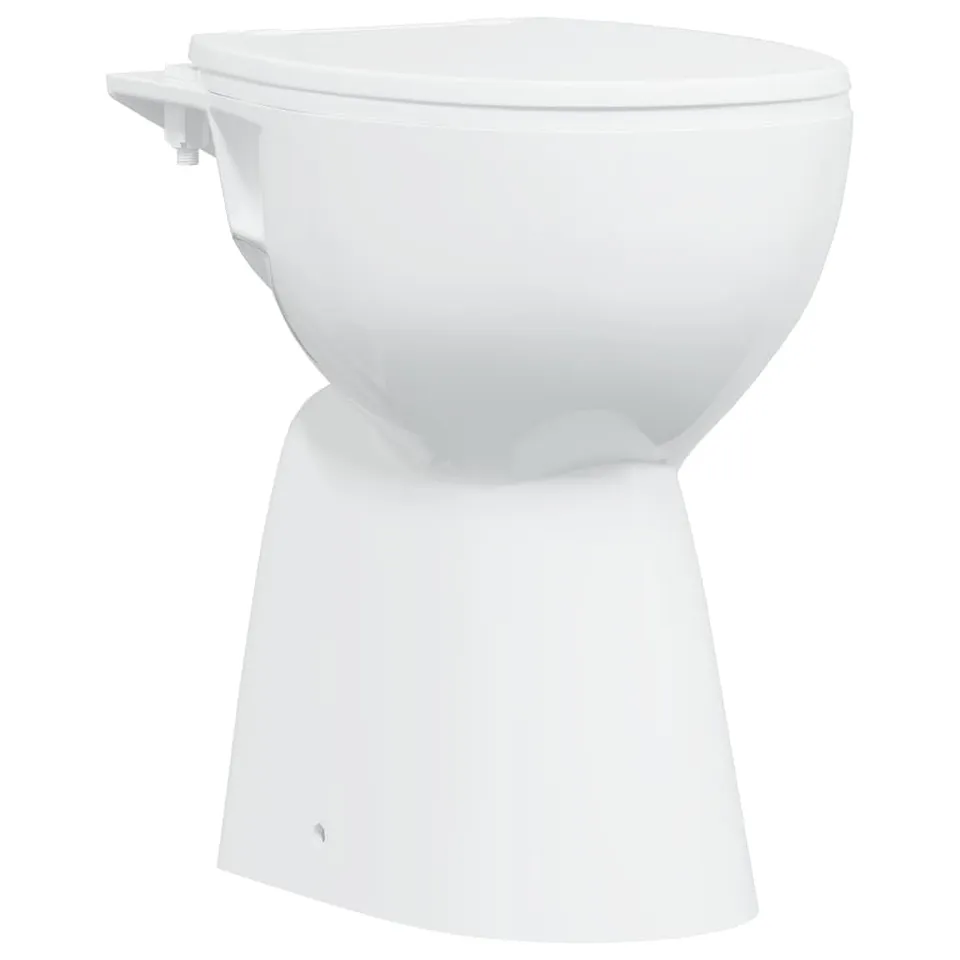 vidaXL WC Randlos Weiß Keramik 50,5x36,5x50 cm Soft-Close