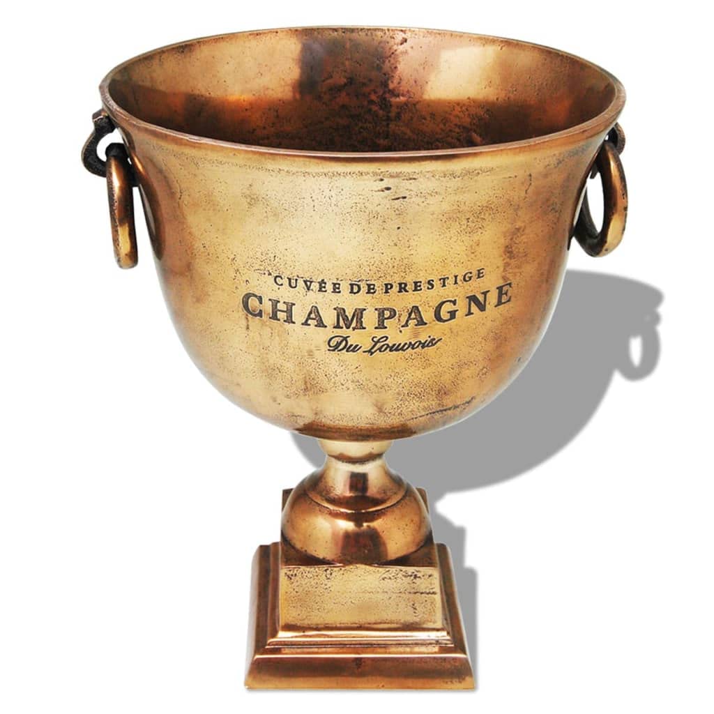 vidaXL Champagner-Kühler Pokal Sektkühler Kupfer braun