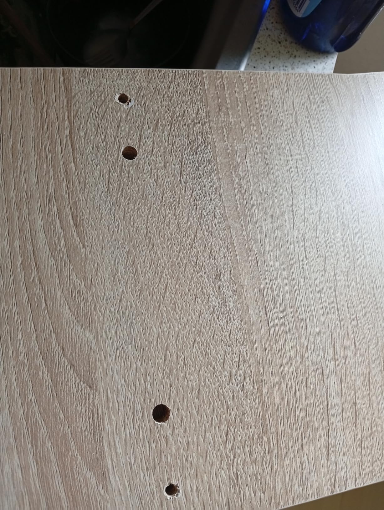 vidaXL Bartisch Weiß 100x50x101,5cm Holzwerkstoff mit Regal