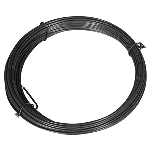 vidaXL Bindedraht Grau 25 m Stahl 1,4/2 mm PVC
