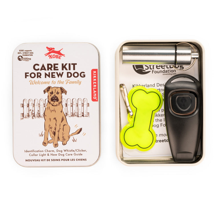 Kikkerland Home Kobe Welcome Dog Kit Hund Dose 5-teilig