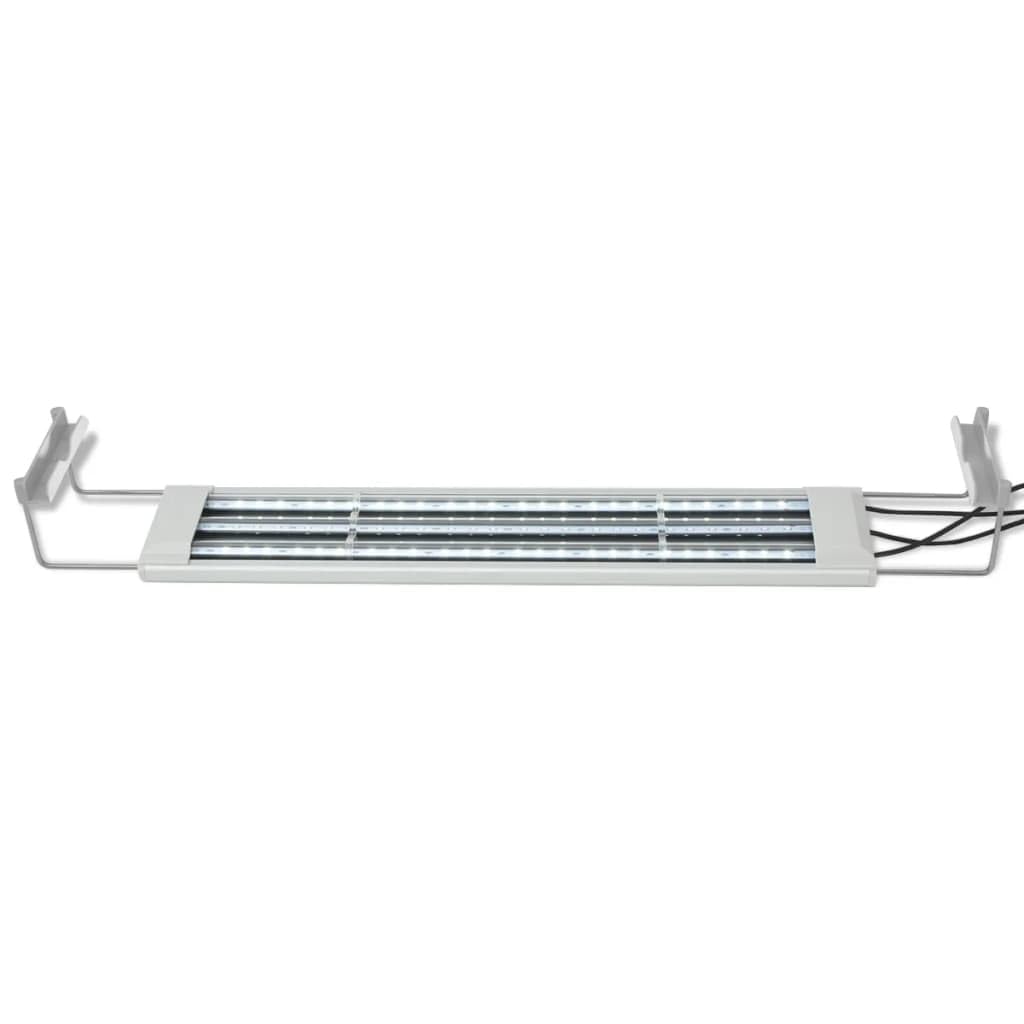 vidaXL Aquarium LED Aufsetzleuchte 50-60 cm blau-weiß