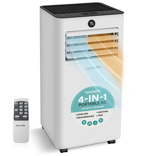 Serenelife Portable AC Klimaanlage mobil 10000 BTU Grau